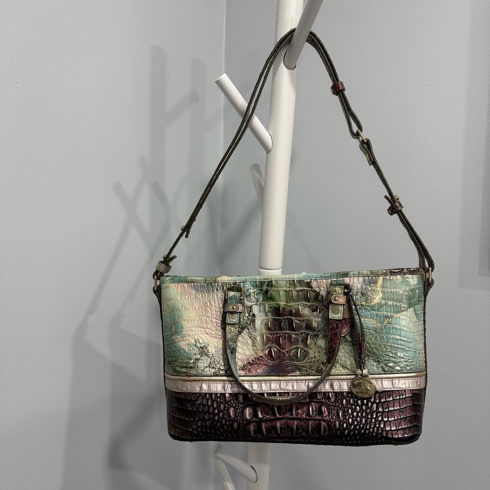 Brahmin Mini Asher Nirvana Jasper Satchel Bag